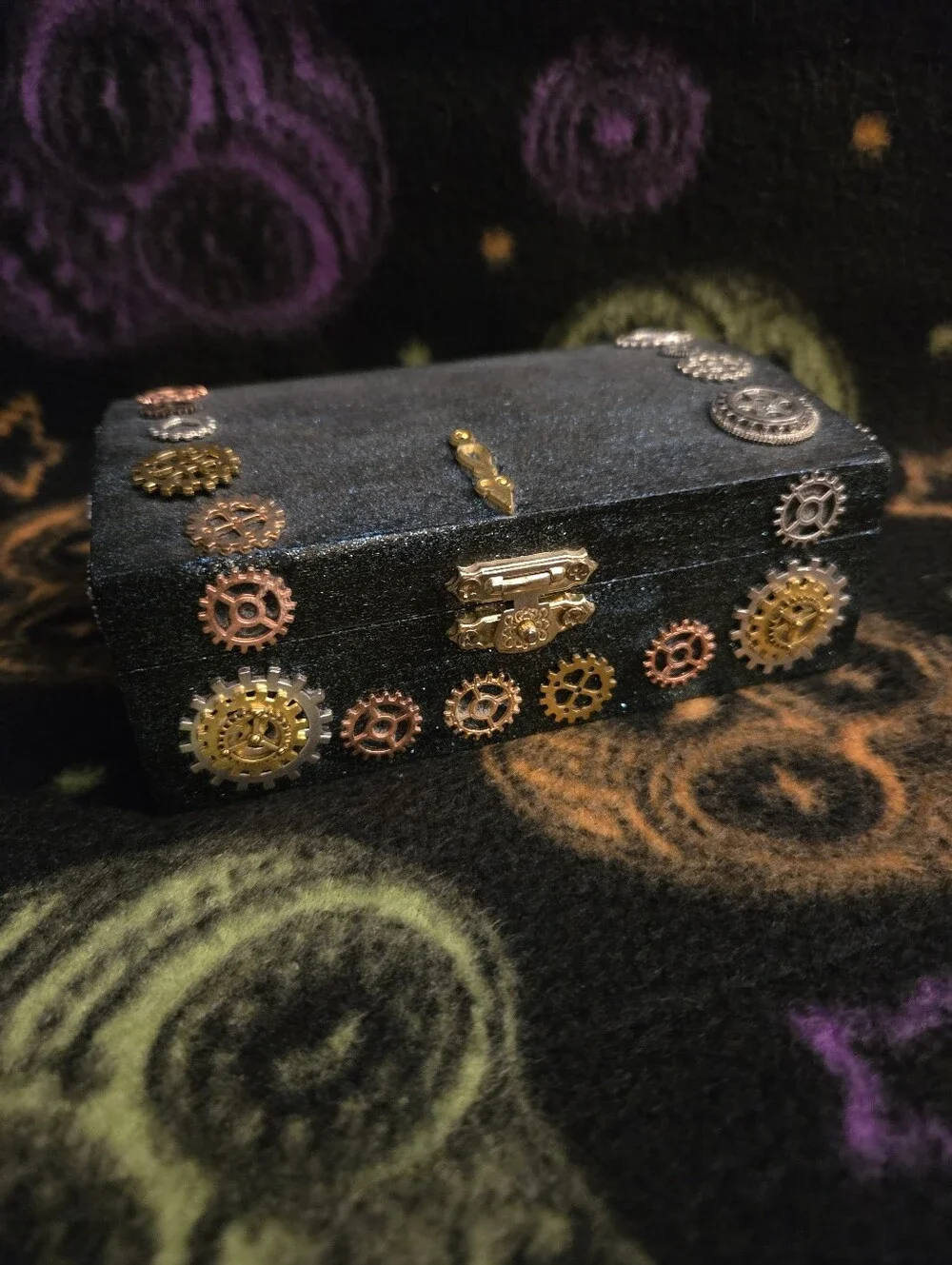 Steampunk Gears Jewelry Box